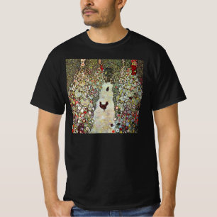 T-shirt Chemin de jardin avec poulets, Gustav Klimt, Art N