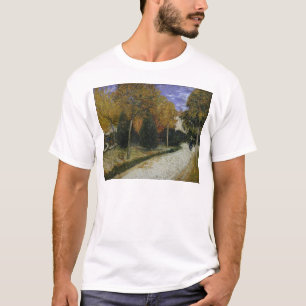 T-shirt Chemin de Vincent van Gogh   en parc chez Arles,