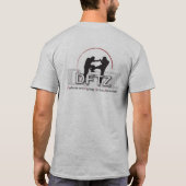 T-shirt Chemin DFTZ: train hard bleed less (Dos)