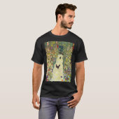 T-shirt Chemin du jardin Gustav Klimt avec (Devant entier)