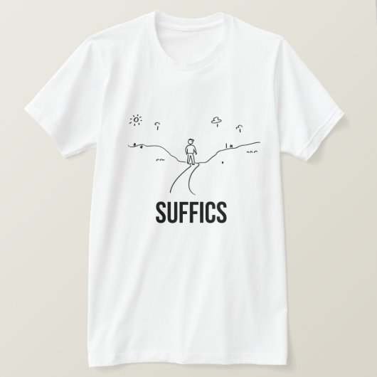 T-shirt Chemin en bas | SUFFICS (Design devant)