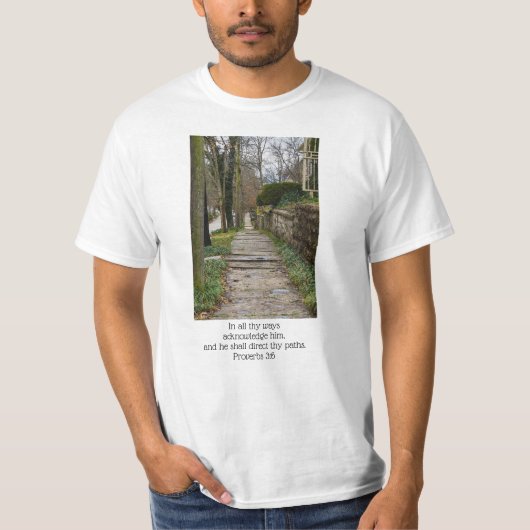 T-shirt Chemin inégal (Devant)