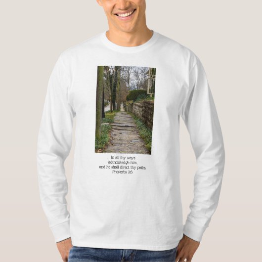 T-shirt Chemin inégal (Devant)