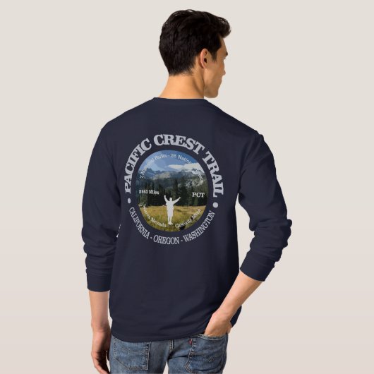 T-shirt Chemin Pacific Crest (Dos entier)