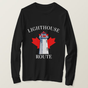 T-shirt Chemin phare Peggy's cove Nouvelle-Écosse chemise