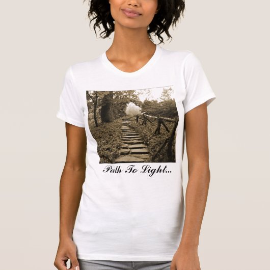 T-shirt Chemin vers la lumière (Devant)