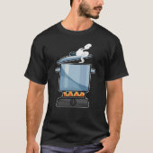 T-shirt Cheminée avec Saucepan & Lid (Devant)