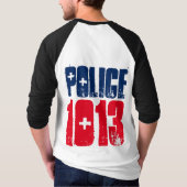 T-shirt Chemise 1013 de police (Dos)