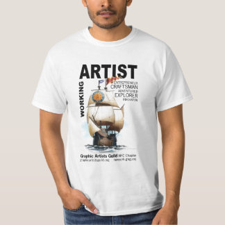 T-shirt Chemise 11a de guilde d'artistes graphiques de NY