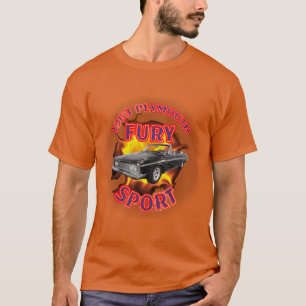 T-shirt Chemise 1963 de sport de fureur de Plymouth des