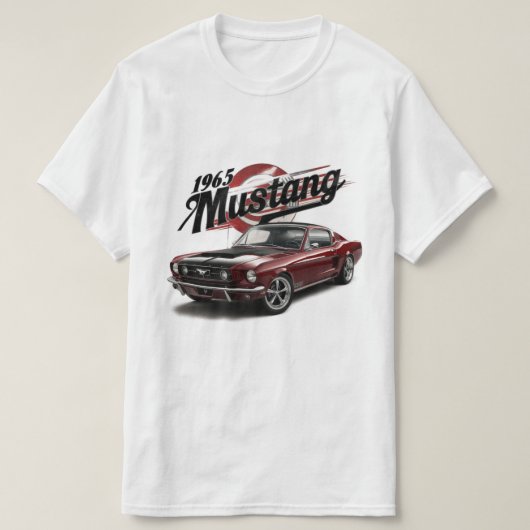 T-shirt chemise 1965 mustang (Design devant)