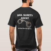 T-shirt chemise 1 d'agent (Dos)