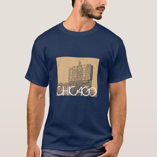 T-shirt Chemise #1 de base-ball de Chicago (Devant)