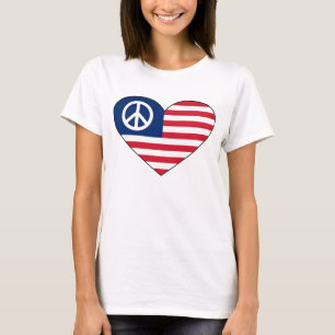 T-shirt Chemise 1 de coeur de hippie