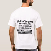 T-shirt chemise 1 de vérité (Dos)