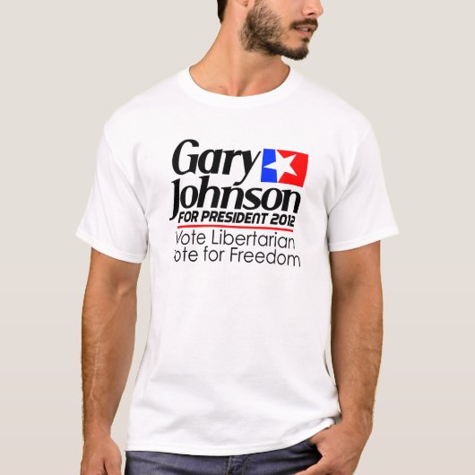 T-shirt Chemise 2012 de Gary Johnson (Devant)