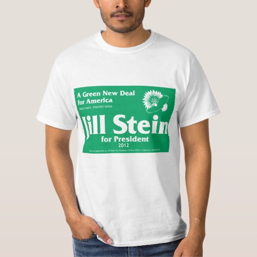 T-shirt Chemise 2012 de Jill Stein (Devant)