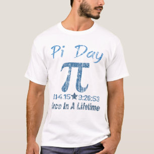 T-shirt Chemise 2015 vintage de jour de pi