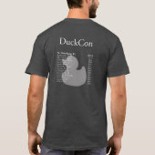 T-shirt Chemise 2016 de DuckCon (Dos)