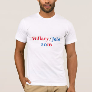 T-shirt Chemise 2016 de Hillary/Jeb