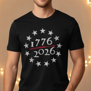 T-shirt Chemise 250e anniversaire d'Amérique 1776-2026