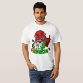T-shirt Chemise 2 de Redmonkey (Devant entier)