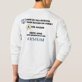 T-shirt Chemise #3 d'Axsium NRF (Dos)