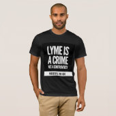 T-shirt Chemise #3 de crime de Lyme (Devant entier)