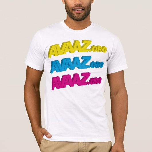T-shirt Chemise 3D d'Avaaz (Devant)