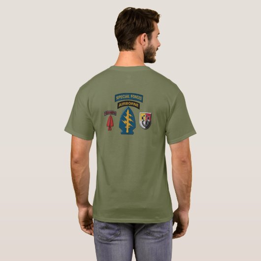 T-shirt Chemise 3rd Special Forces Group Airborne (Dos entier)