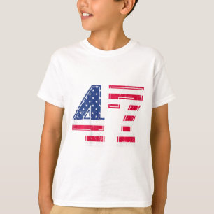 T-shirt Chemise 47e anniversaire Drapéau Usa Maillot Équip