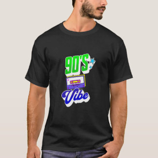 T-shirt Chemise 90s Vibe années 1990 Musique rétro vintage