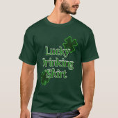 T-shirt Chemise à Boire Lucky - Saint Patrick's Day (Devant)