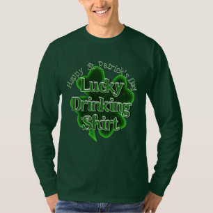 T-shirt Chemise à Boire Lucky - Saint Patrick's Day