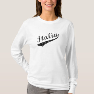 T-shirt Chemise à capuche de baseball pour femmes Italia