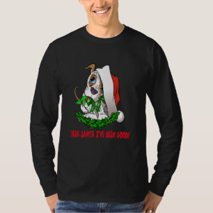 T-shirt Chemise à chiot de Noël