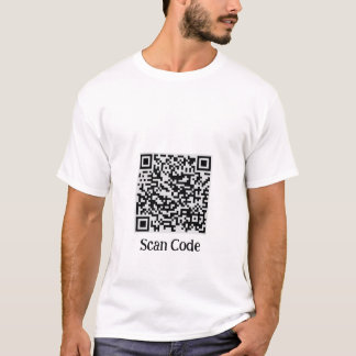 T-shirt Chemise à code QR Tech‑Wear