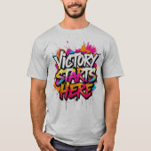 T-shirt Chemise à déclaration audacieuse (Devant)