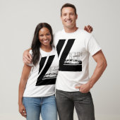 T-shirt Chemise à deux lignes de butte du sud (Unisexe)