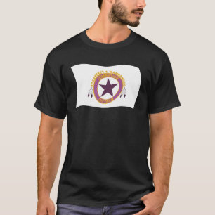 T-shirt Chemise à drapeau de la tribu Wampanoag
