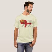 T-shirt Chemise à drapeau de Sark (Devant entier)