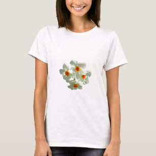 T-shirt Chemise à fleurs jonquille