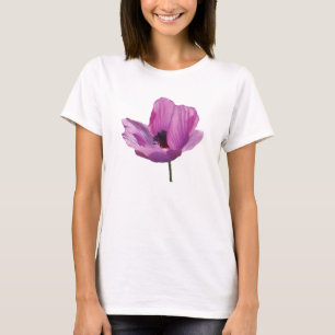 T-shirt Chemise à fleurs violettes