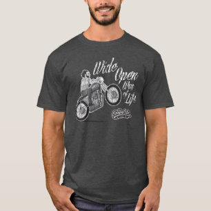 T-shirt Chemise à grande ouverture de la vie Wheelie