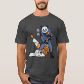 T-shirt Chemise à graphiser le tigre du Jiu-Jitsu Panda (Devant)