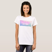 T-shirt Chemise à impression dégradé pour la tribu de la m (Devant entier)