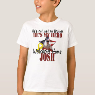 T-shirt Chemise à la maison bienvenue de retours au pays