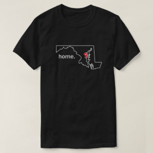 T-shirt Chemise à la maison du comté du Maryland - Anne