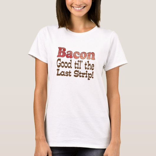T-shirt Chemise à lanière de bacon (Devant)