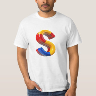 T-shirt chemise à lettre